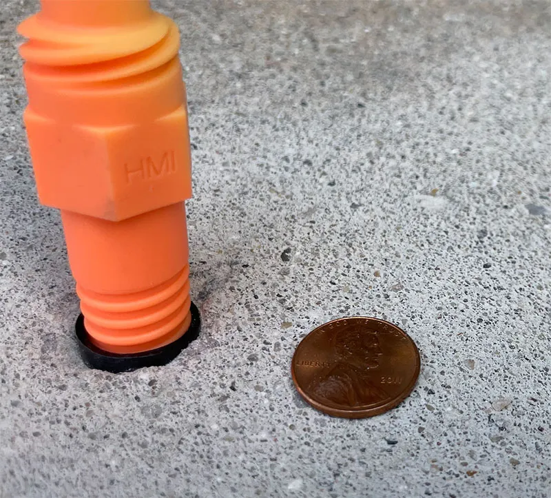 Concrete lifting hole size Concrete lifting hole size